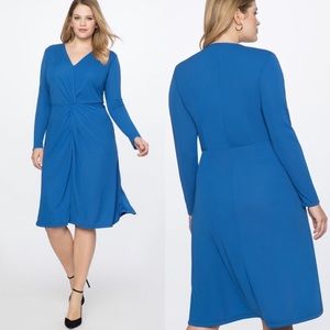Eloquii NWT Blue Twist Dress